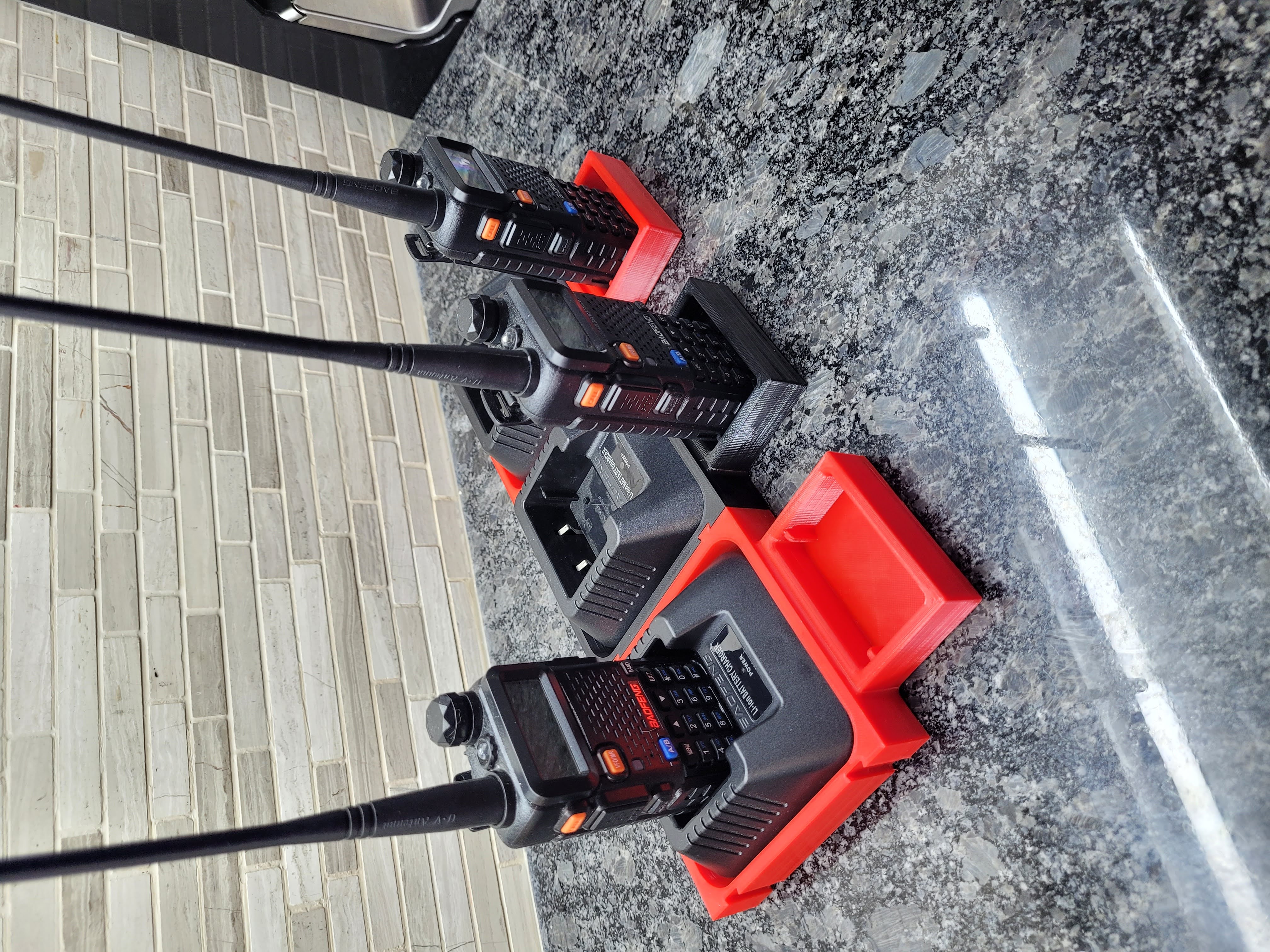 Baofeng UV5R UV-5R Interlocking Charger Tray and Radio Holder