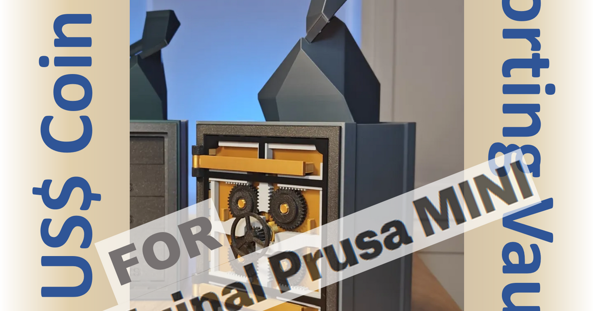 MINI US Coin Sorting Vault by vmLOGIC Download free STL model