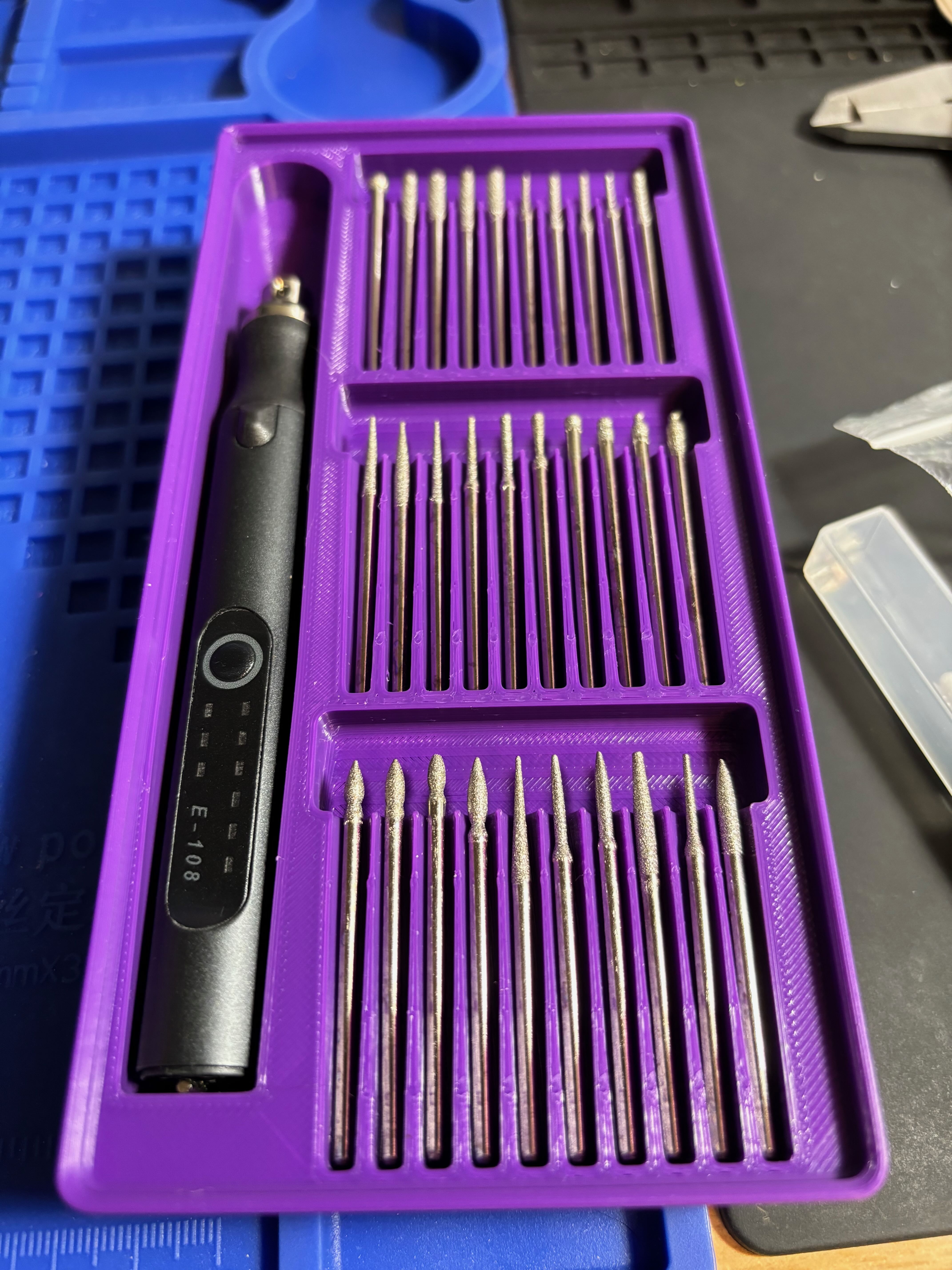 Mini Grinder/Polisher Pen and Bit Holder