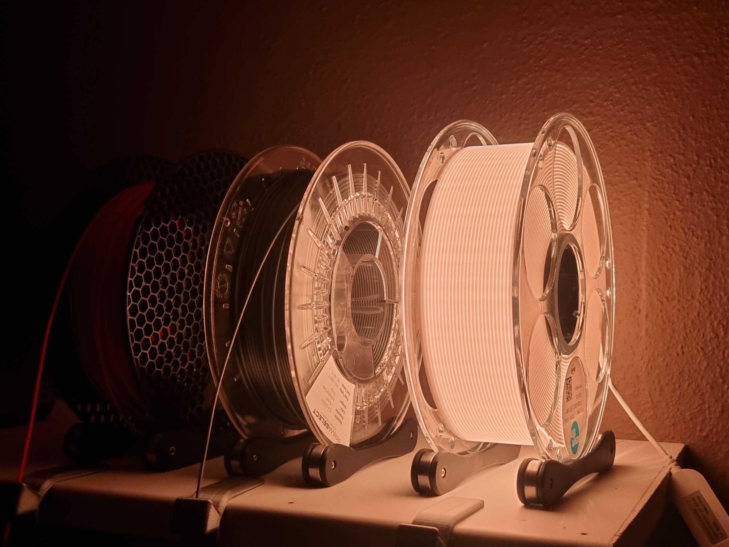 Filament spool lamp