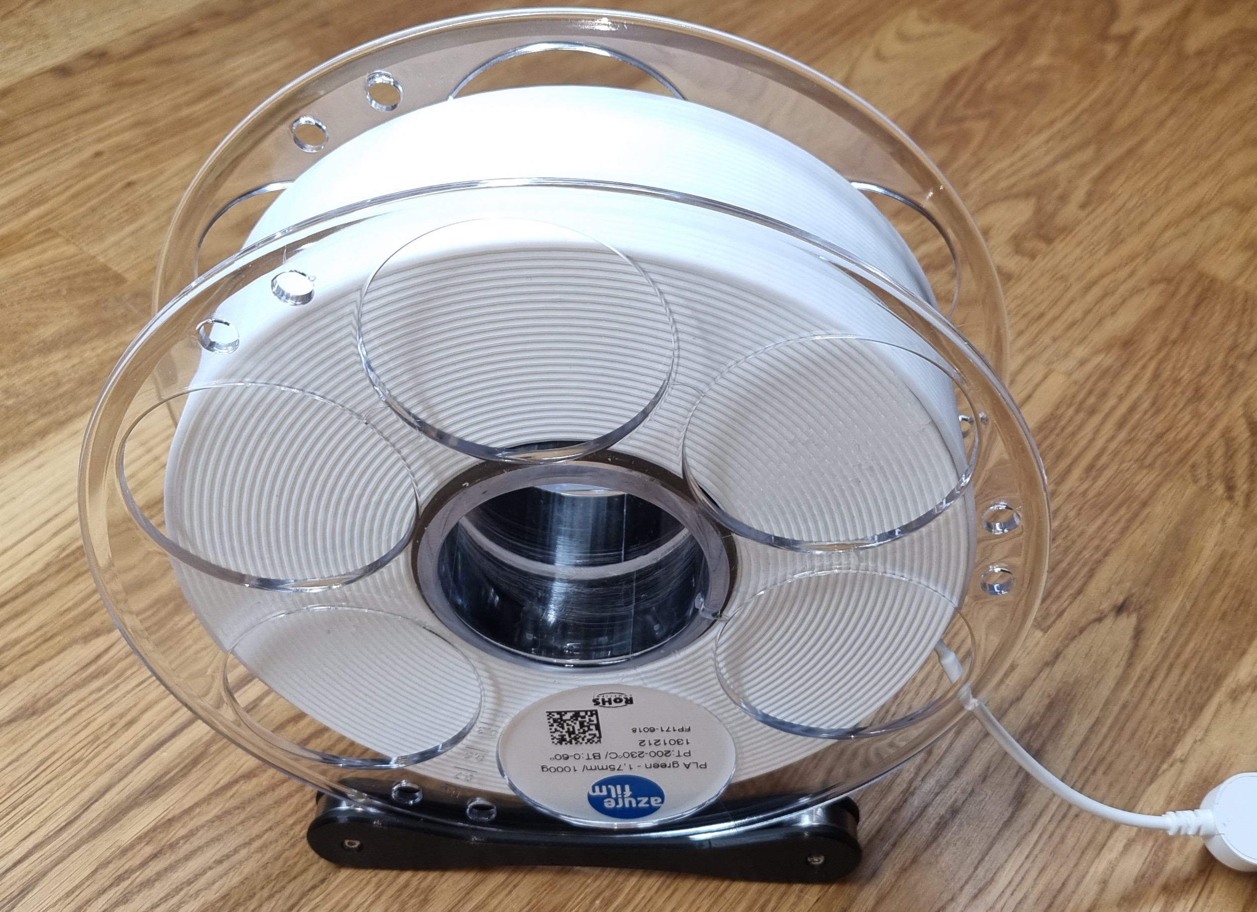 Miniatura 5 do modelo 3D Filament spool lamp