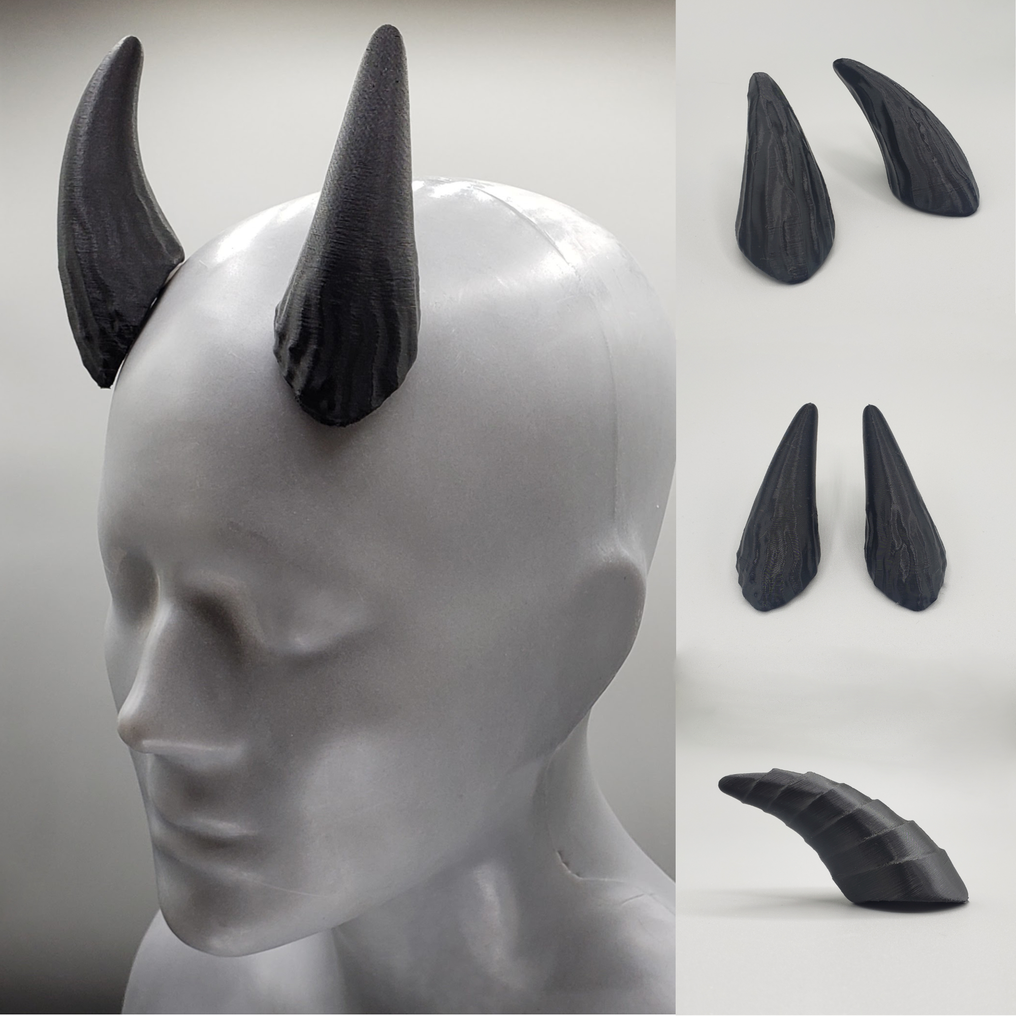 Miranda | Medium Devil Horns by Shadowfall Workshop | Printables Store