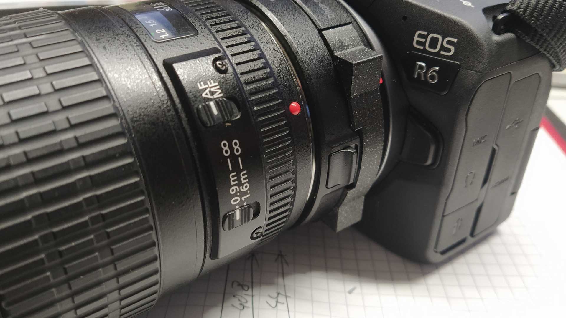 Blank for Canon drop-in filter mount adapter EF-EOS R, R5