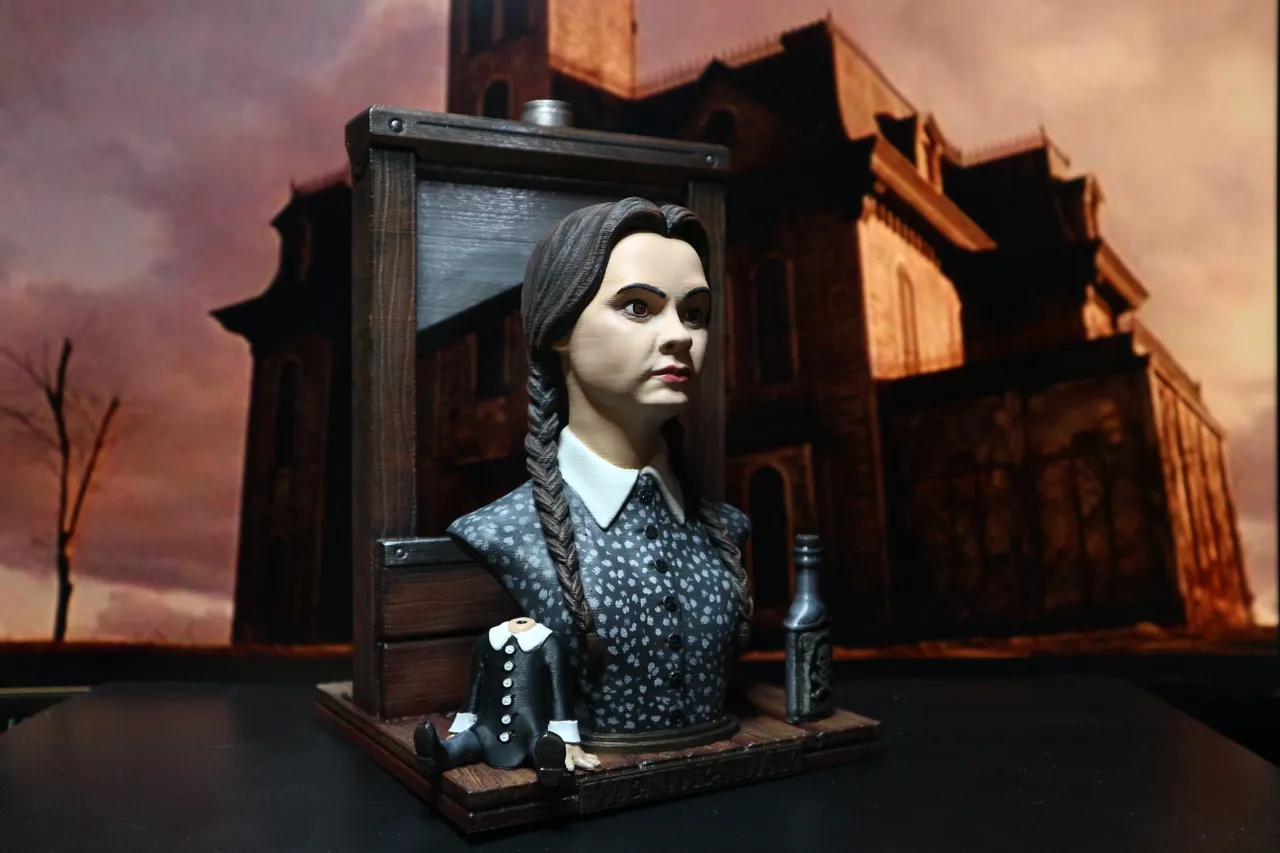 Wednesday Addams Bust by JS-studio | Download free STL model |  Printables.com