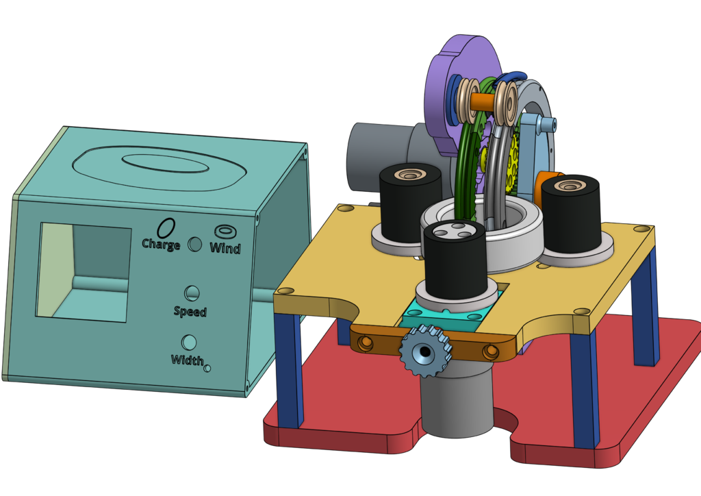 Compact 3D printed toroidal coil winder (Video Update)