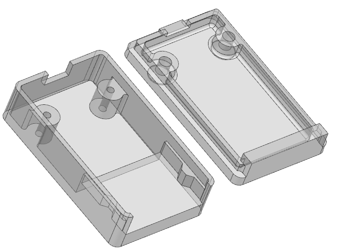 Miniatura 2 do modelo 3D Capacitive soil moisture sensor case