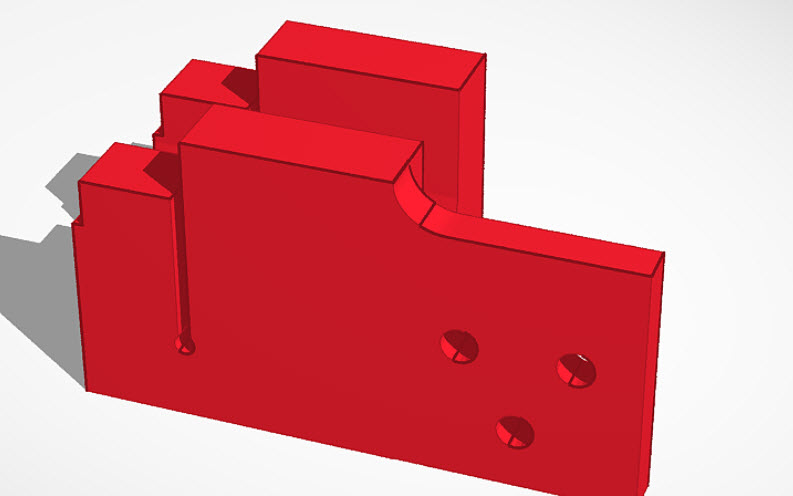 Miniatura 2 do modelo 3D Creality Sermoon D1 Drag chain brackets