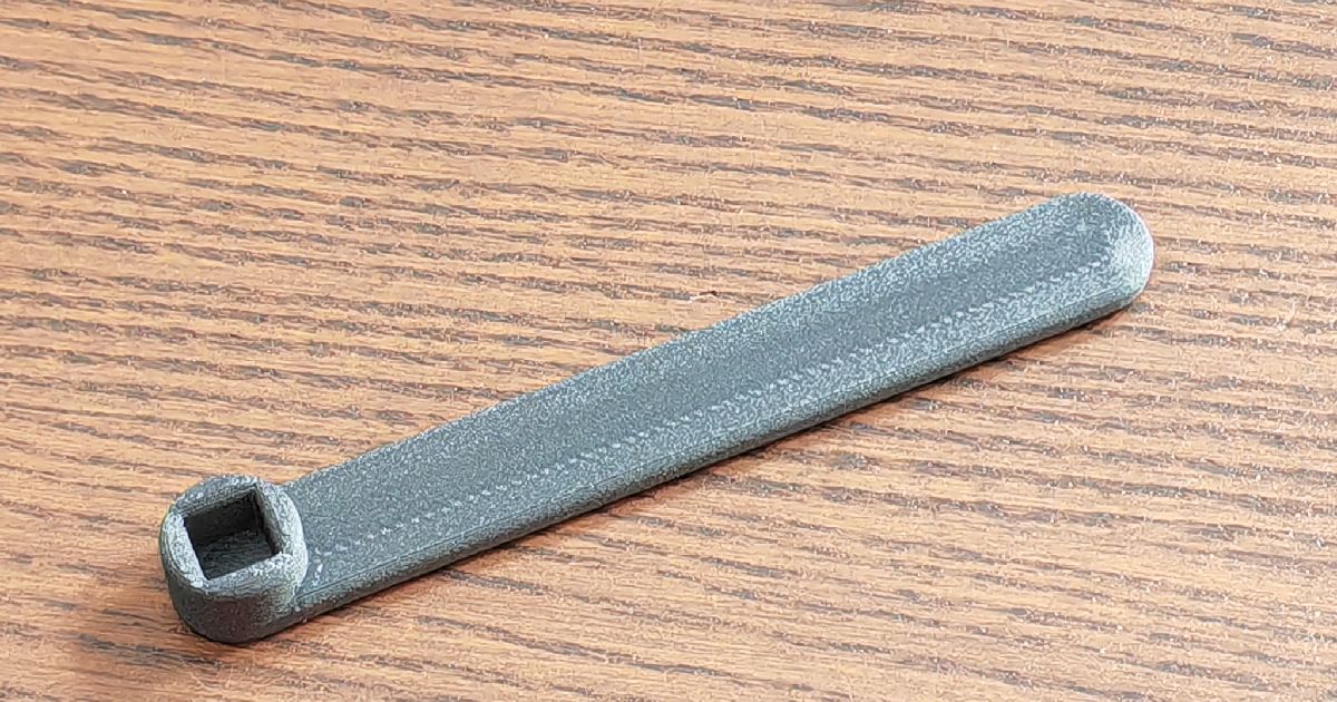 Thin 5mm radiator bleed key with magnet by alphen87 | Download free STL ...