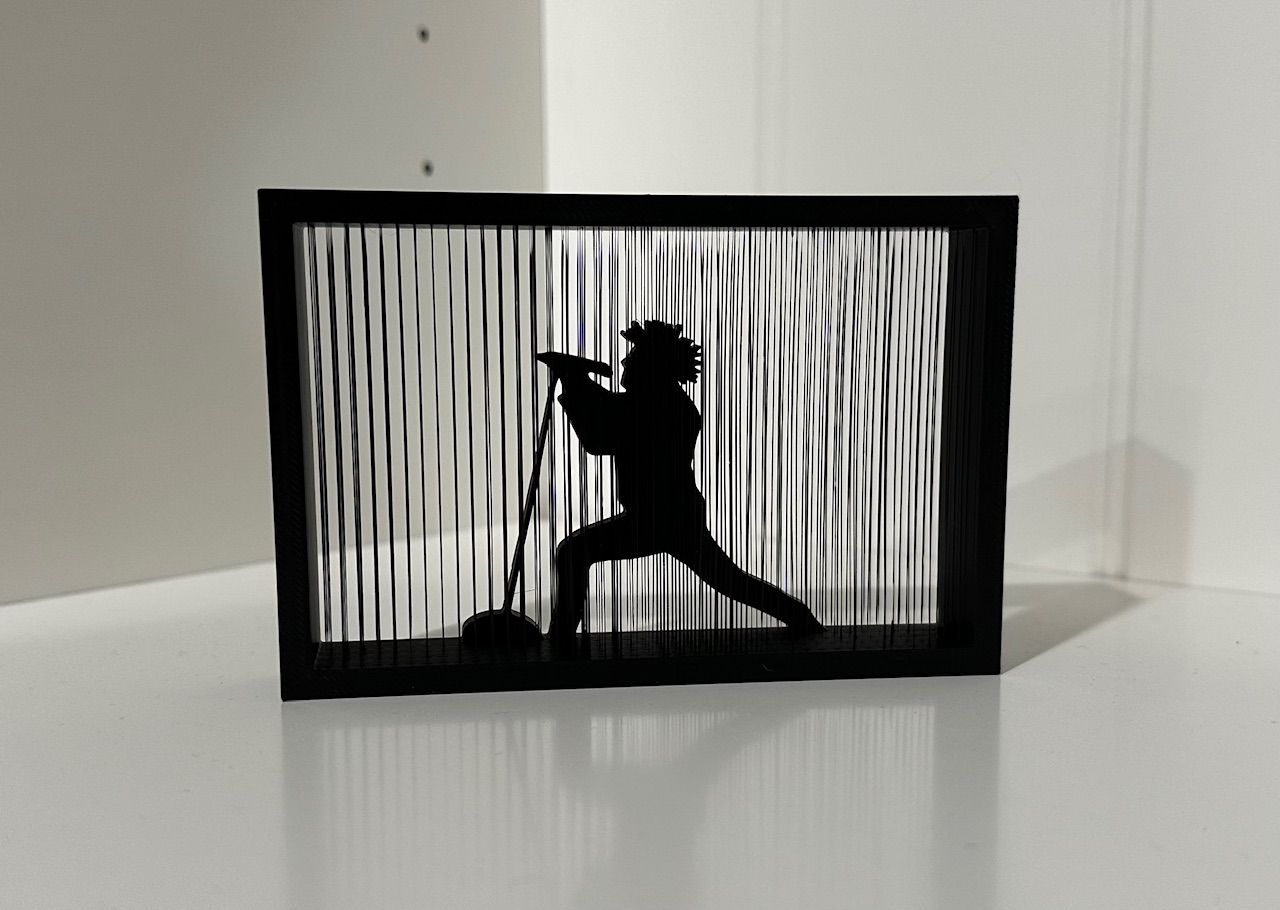 Araç Bandı - Maynard Silhouette w/String Art (Sadece Plastik Aparattır!!!)