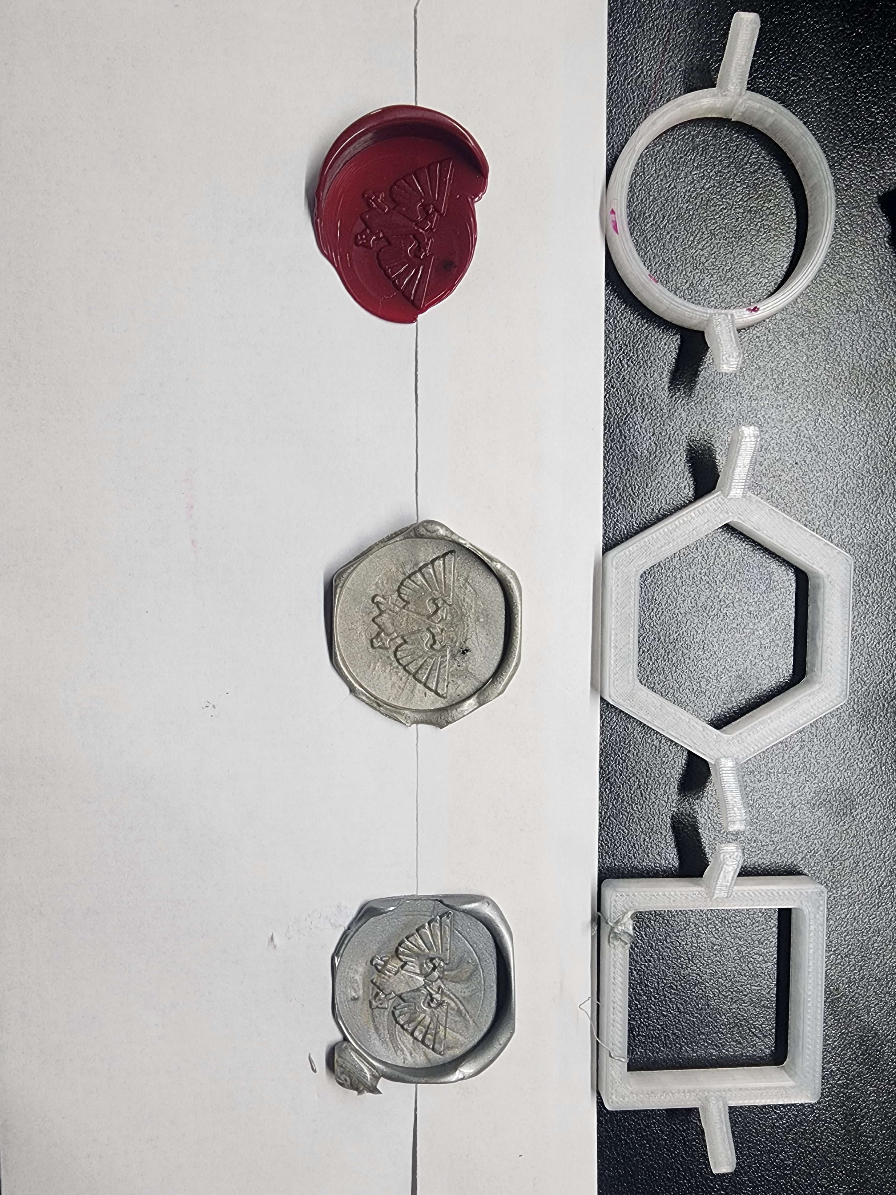 Wax Seal Molds by MilitiaTech Download free STL model