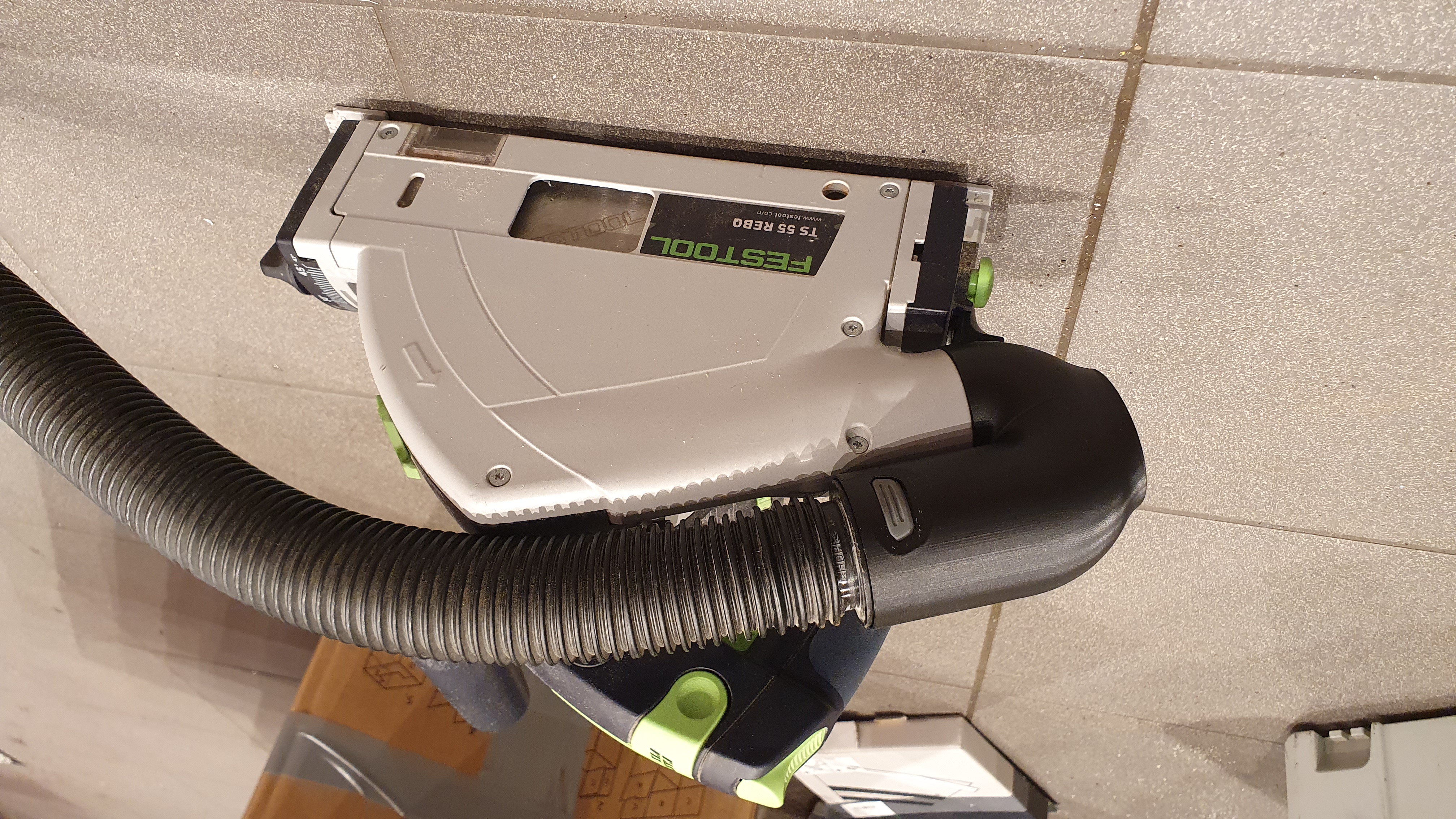 Kärcher 180degree adapter for Festool track saw