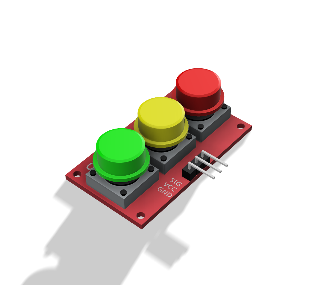 OPEN-SMART 3 Channel Button Sensor Module