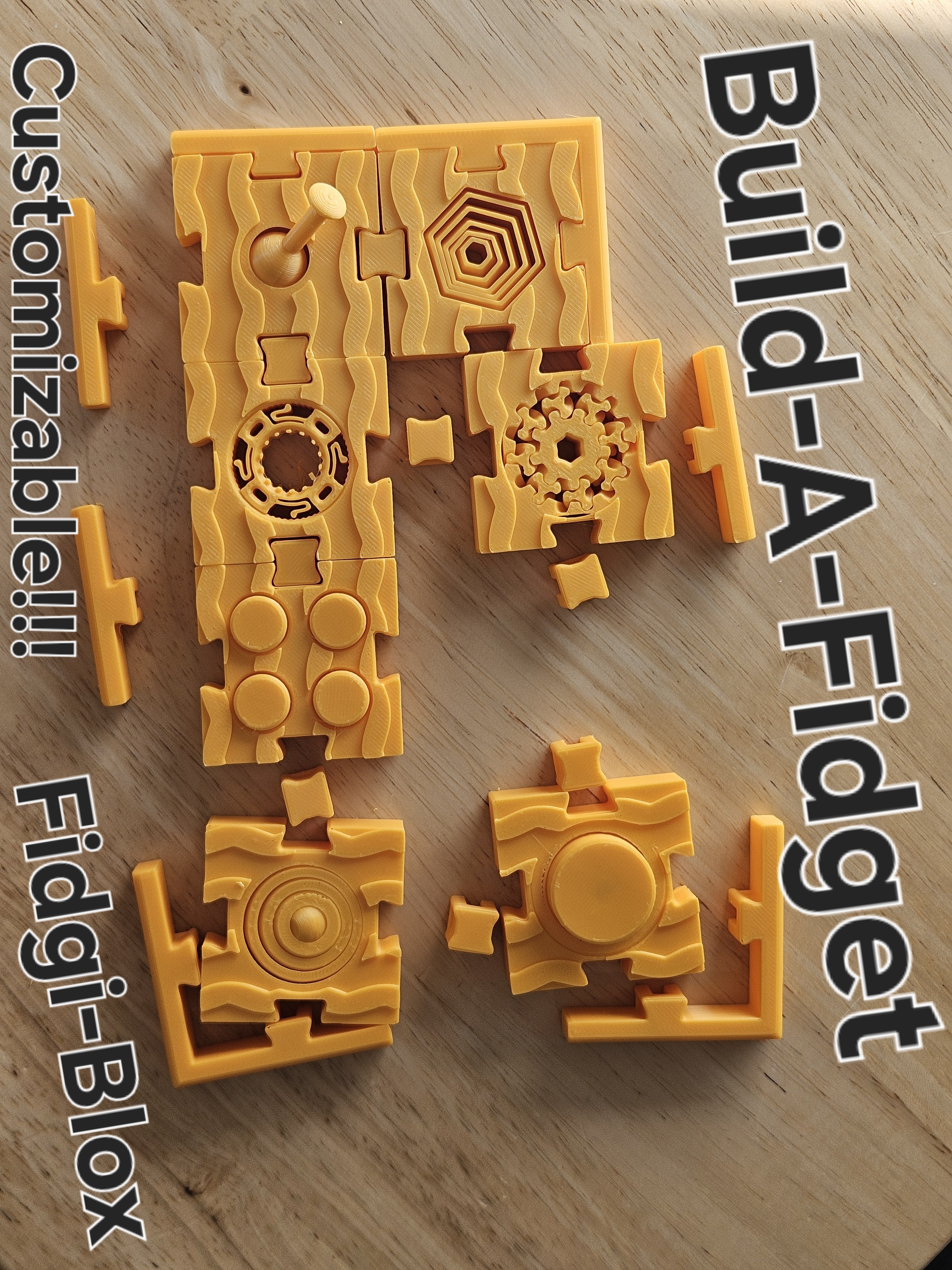 Fidgi-Blox Build A Fidget Customizable Fidget toy