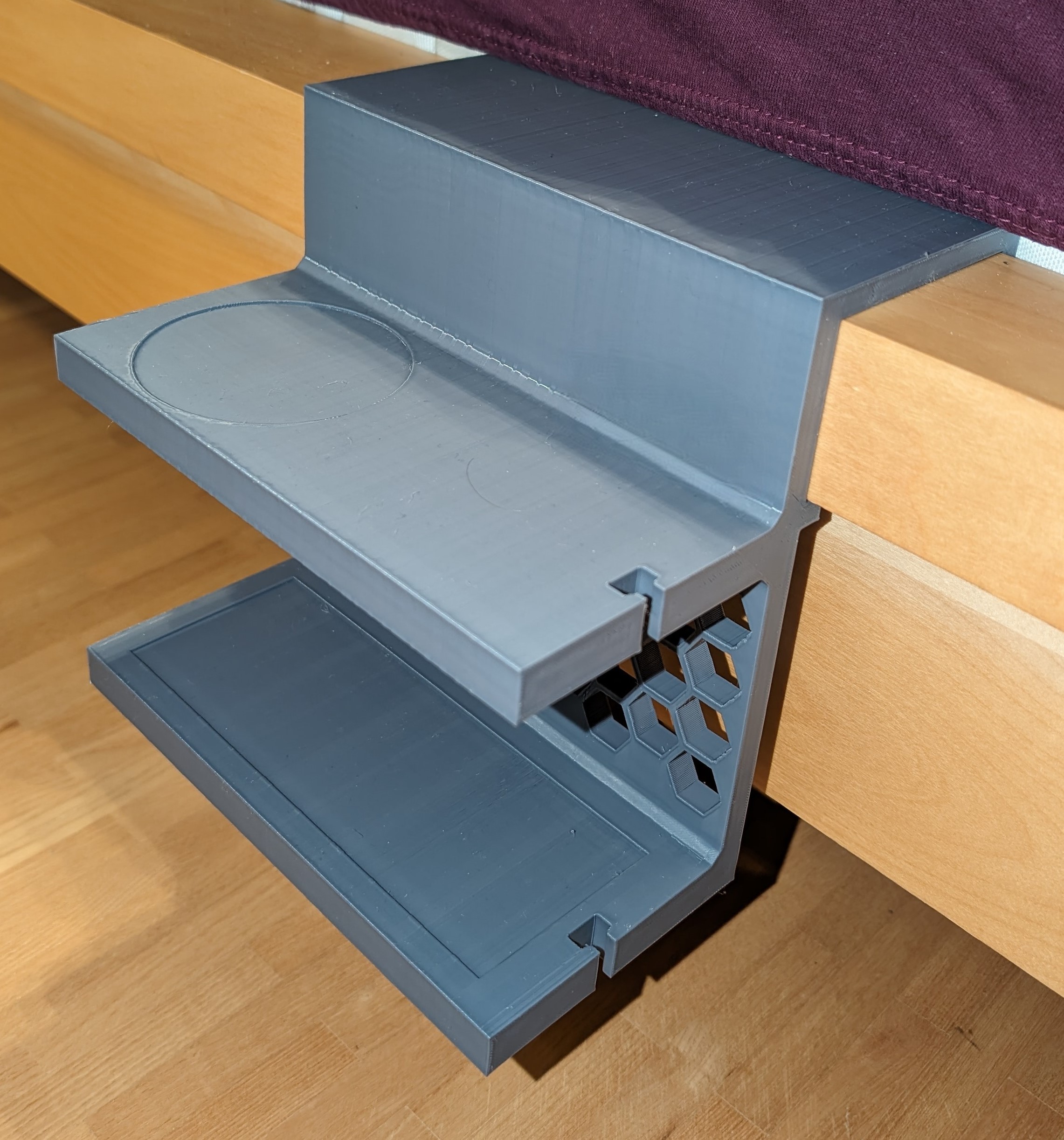 Bedside shelf for MALM Beds by the ripper Download free STL model