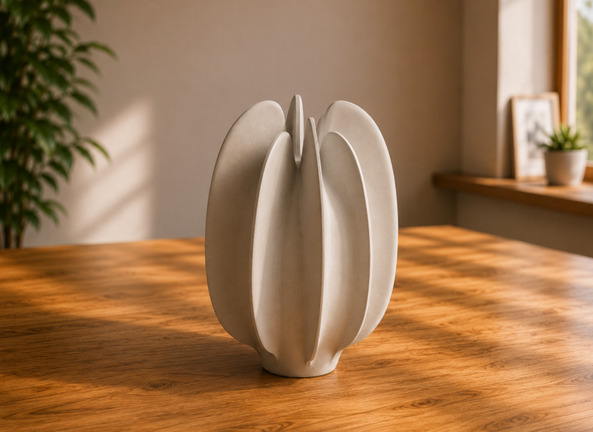 Flowervase with wings