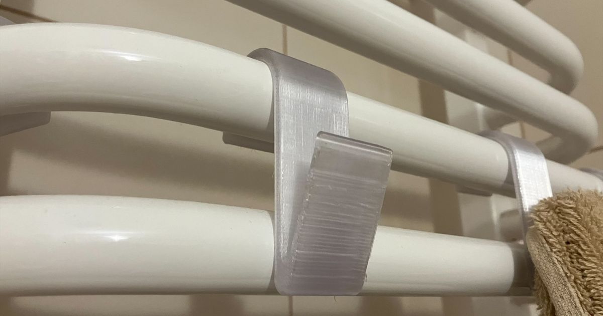 Towels hook by Serhii Kuzmynskyi Download free STL model