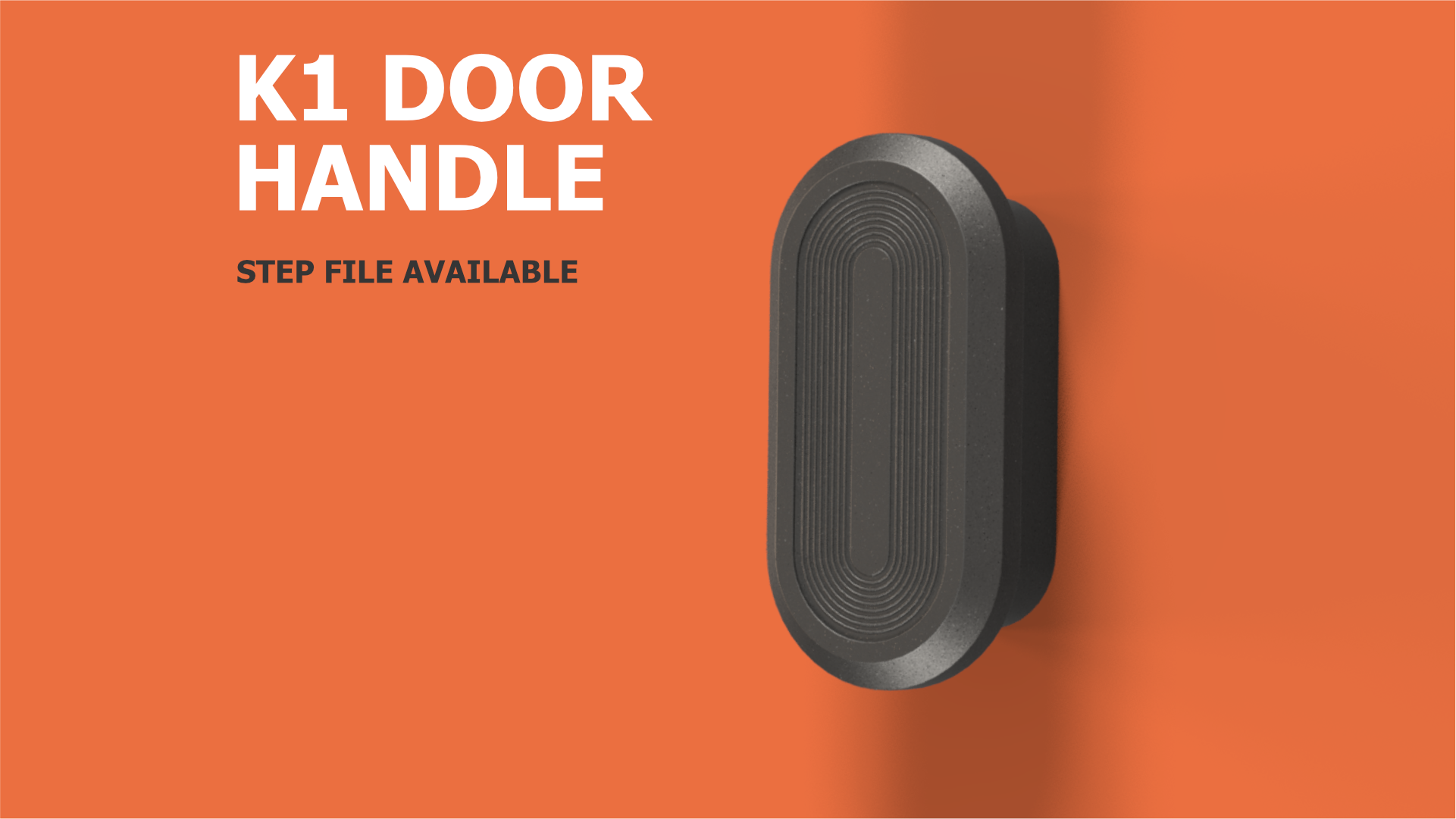 Creality K1 Door Handle CAD