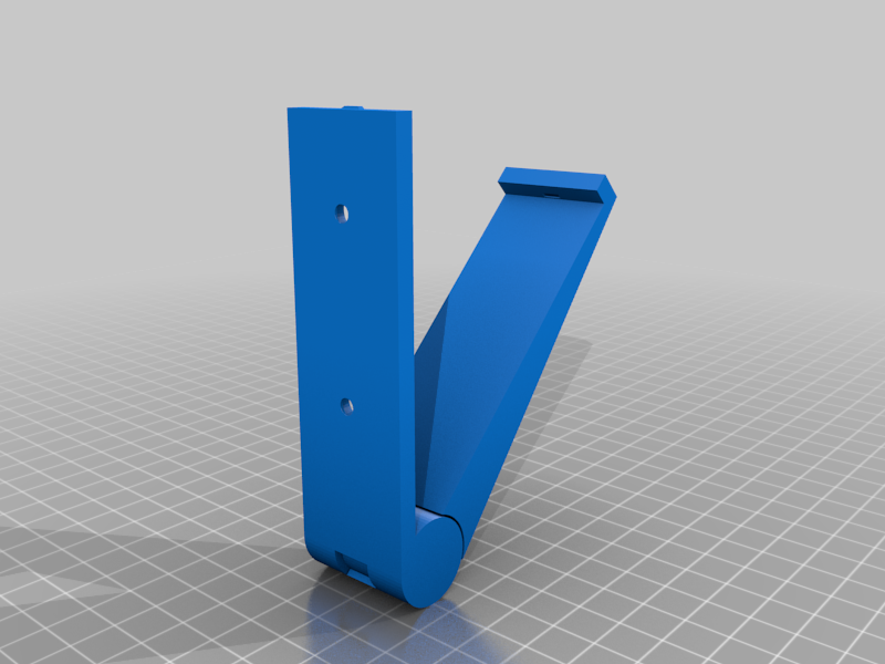 Miniatura 6 do modelo 3D Print in Place Foldable Hook