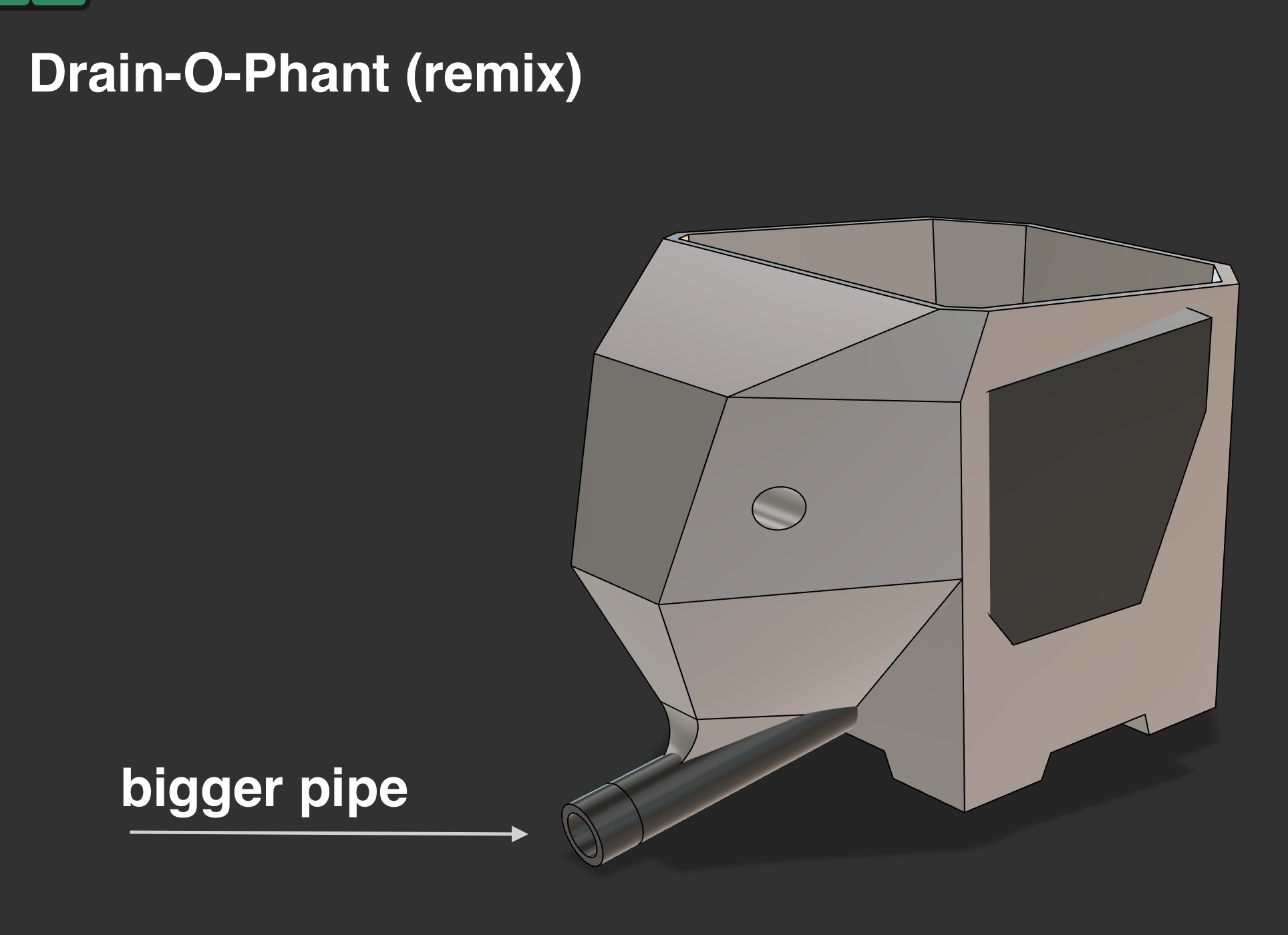 DrainOPhant aka Jumbo Elephant Cutlery Drainer - remixed