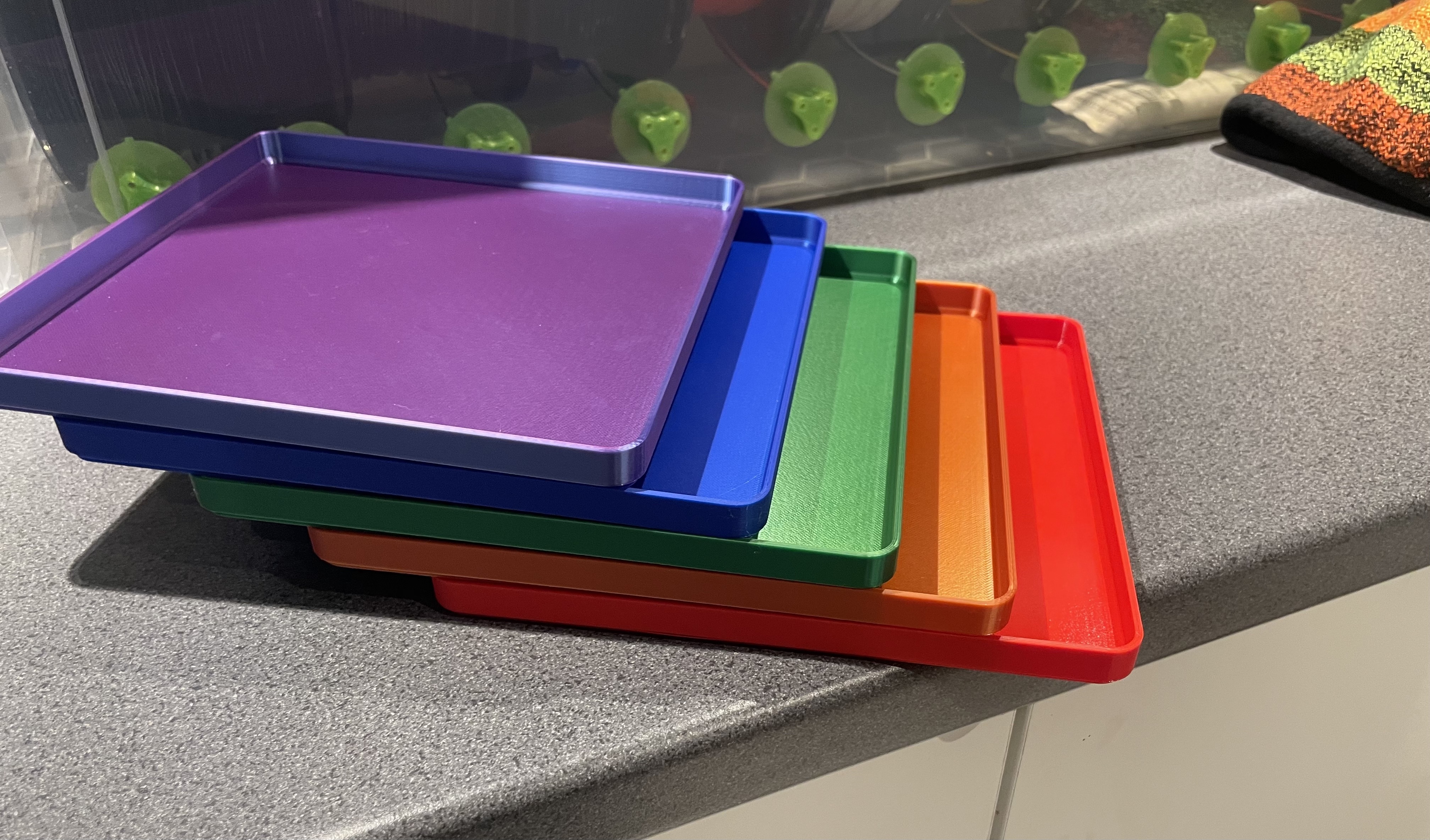 Miniatura 2 do modelo 3D Stackable Tray