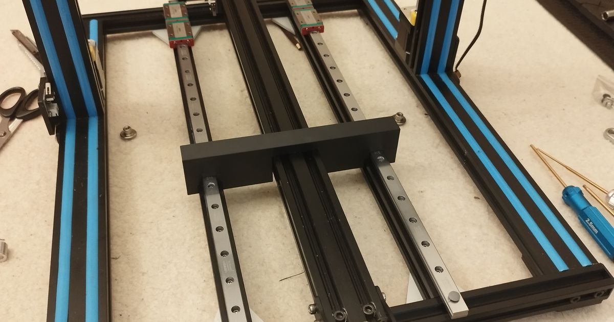 MGN 12 Dual Y Axis Linear Rail Spacer Tool CR10 S by simonboydfoley ...