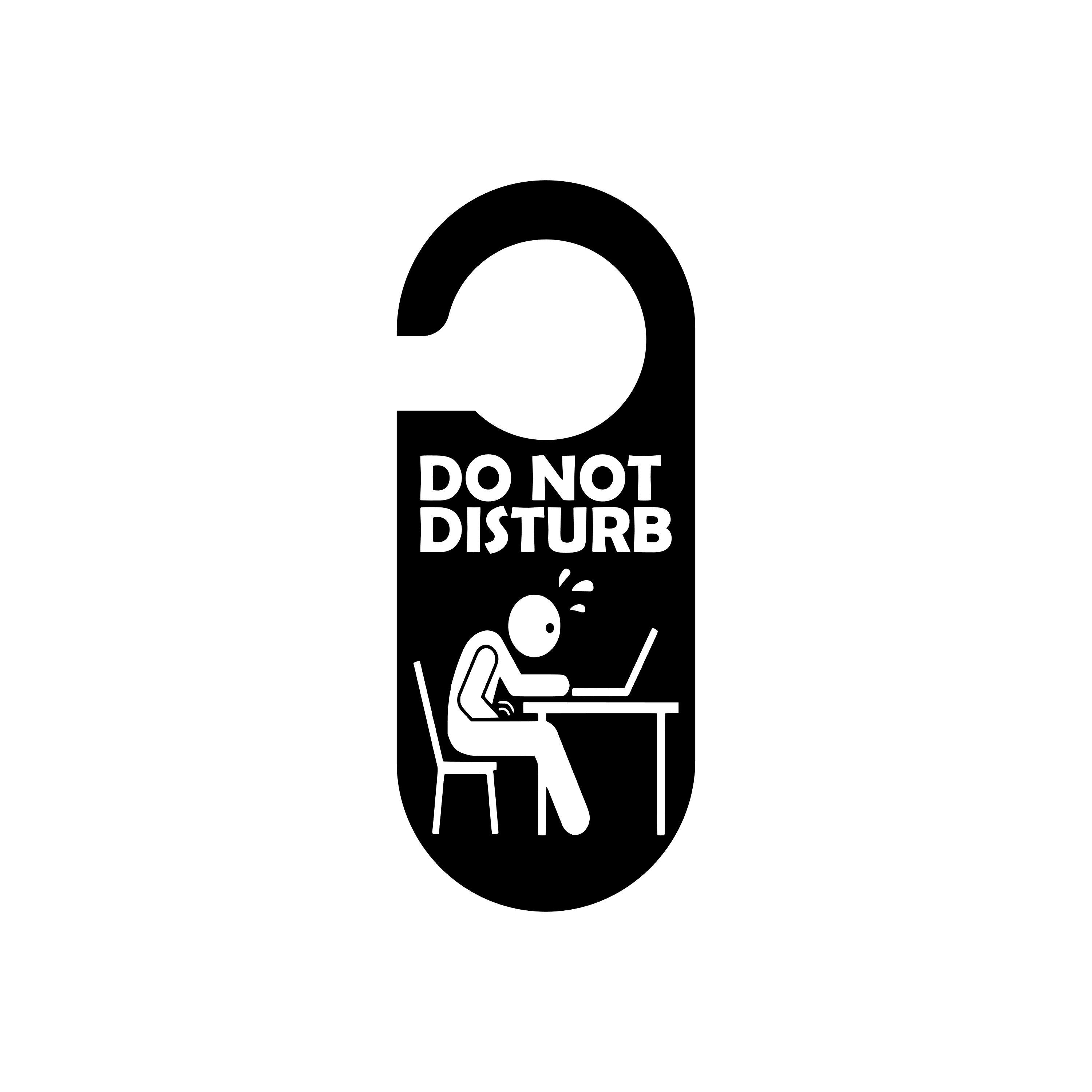 Door Hanger - Do Not Disturb By Fast3d 