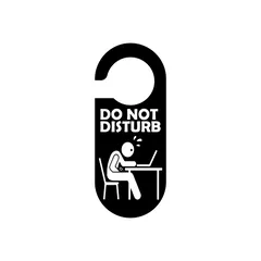 do not disturb door hanger - sex by TechNerd | Download free STL model ...