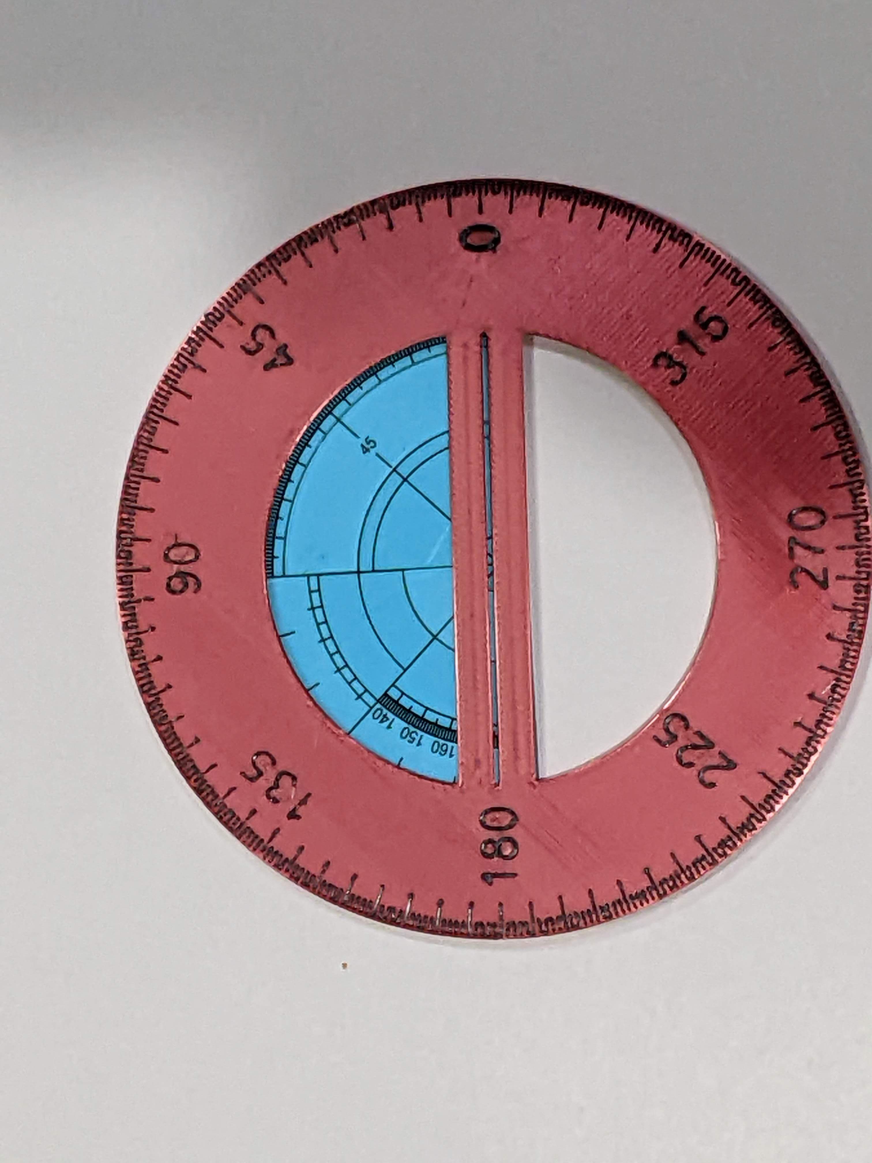 360 Deg Protractor by vulcan Download free STL model