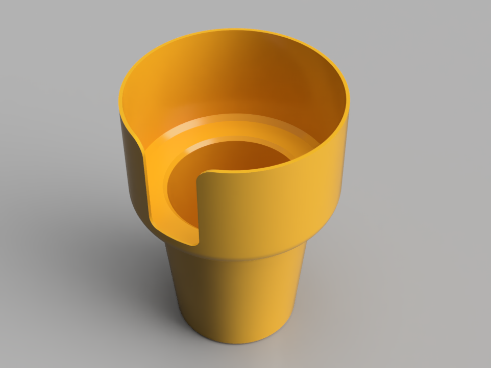 Coffee Cup Holder for Car by grizzie17 | Download free STL model ...