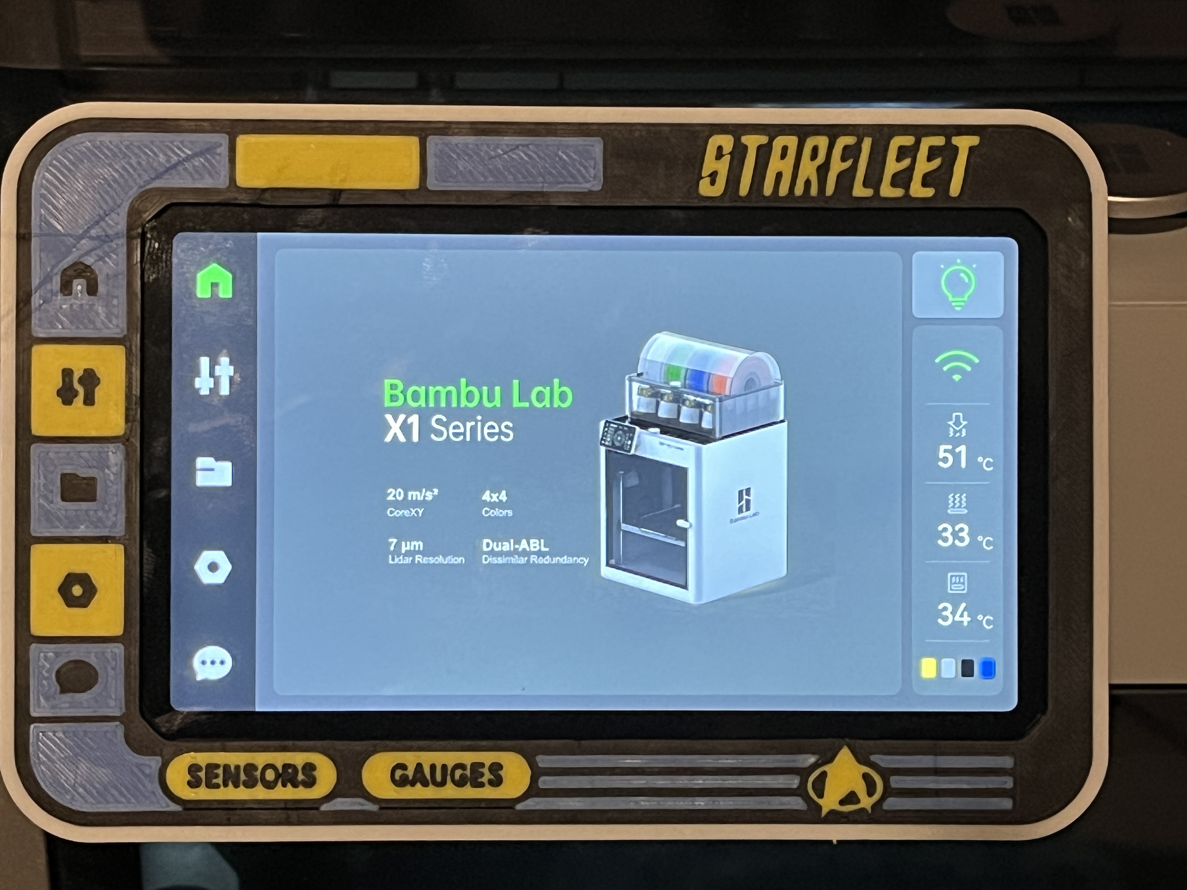 Bambu X1C Screen Bumper