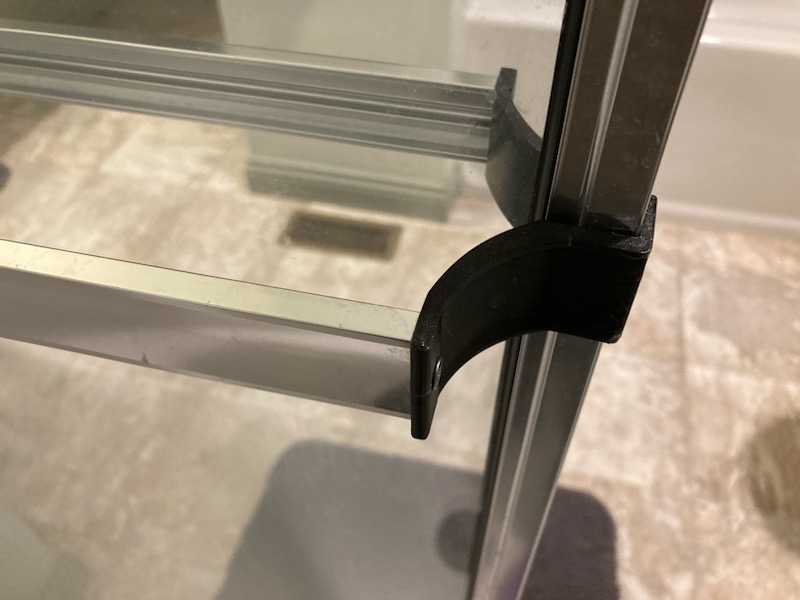 Sliding Shower Door Handle Bracket by Chall005 Download free STL