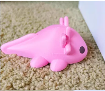 3D file Cute Flexy Baby Axolotl 👶・3D printing design to download・Cults