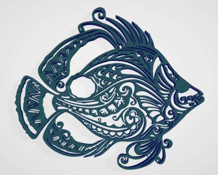 Fish_4 Model Wall Art