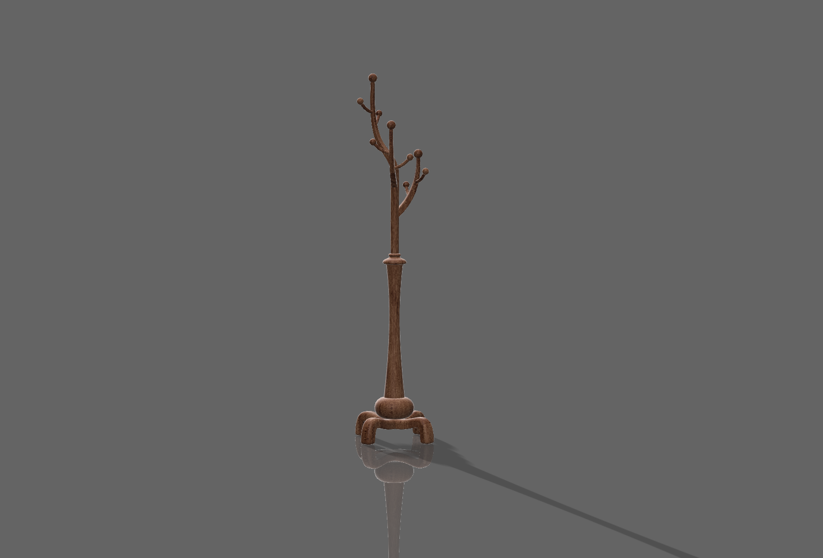 Fancy Coat Rack by mscalora Download free STL model