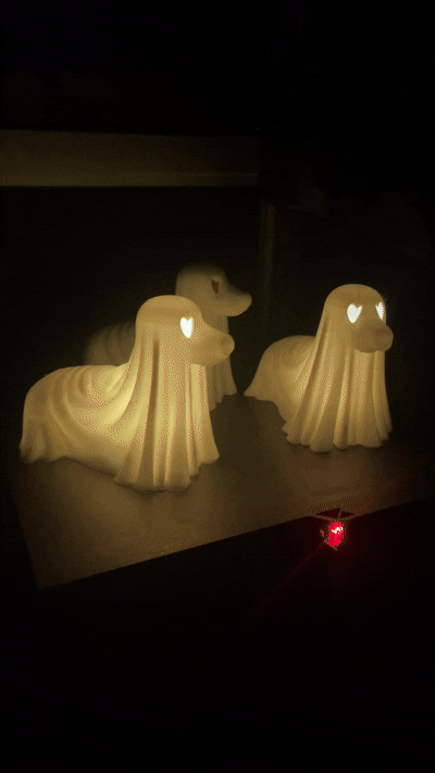 Dachshund Ghost (Tea Light)