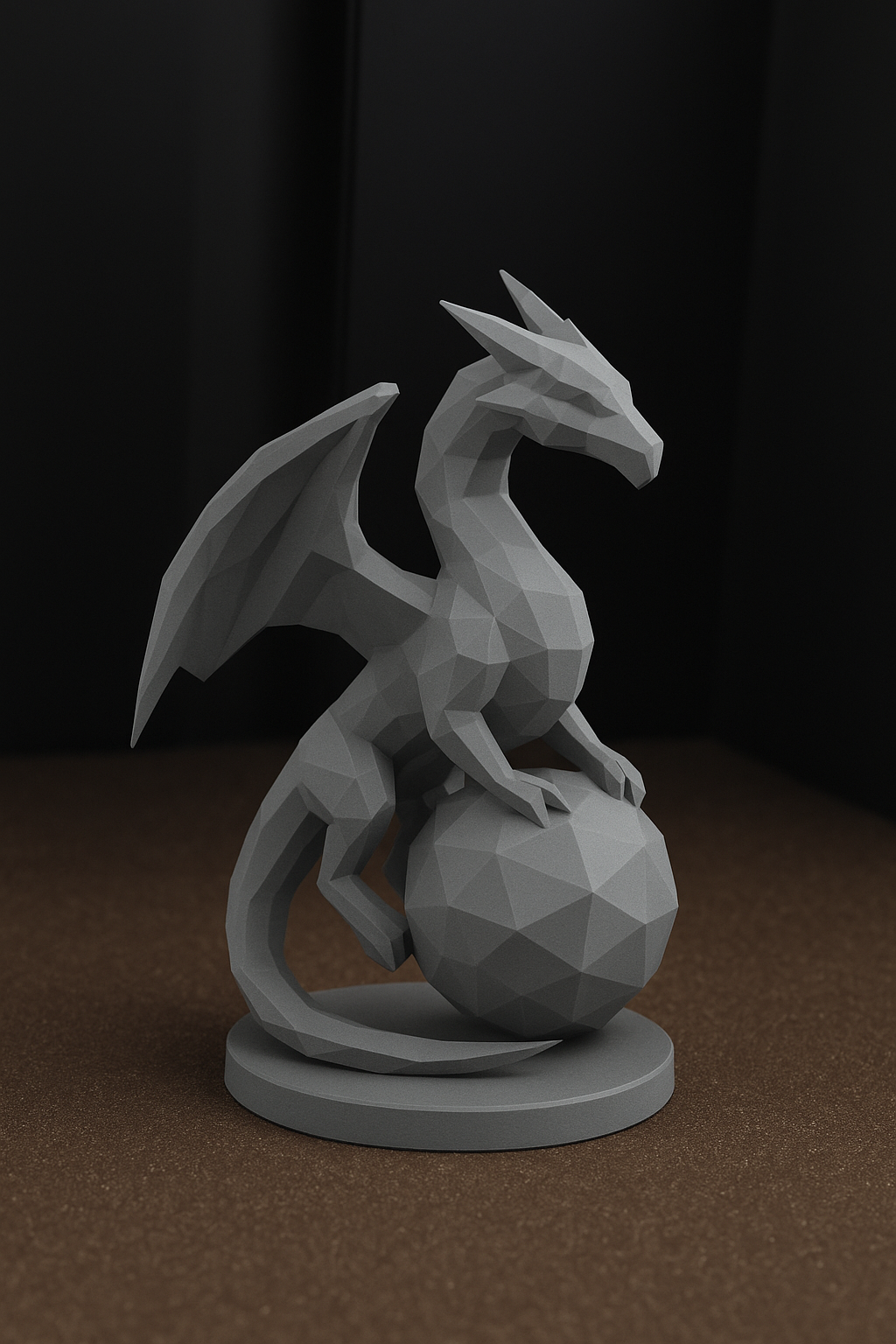 Mystical Dragon - Lowpoly