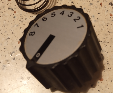 Mora 218 gombik truby / gas oven knob