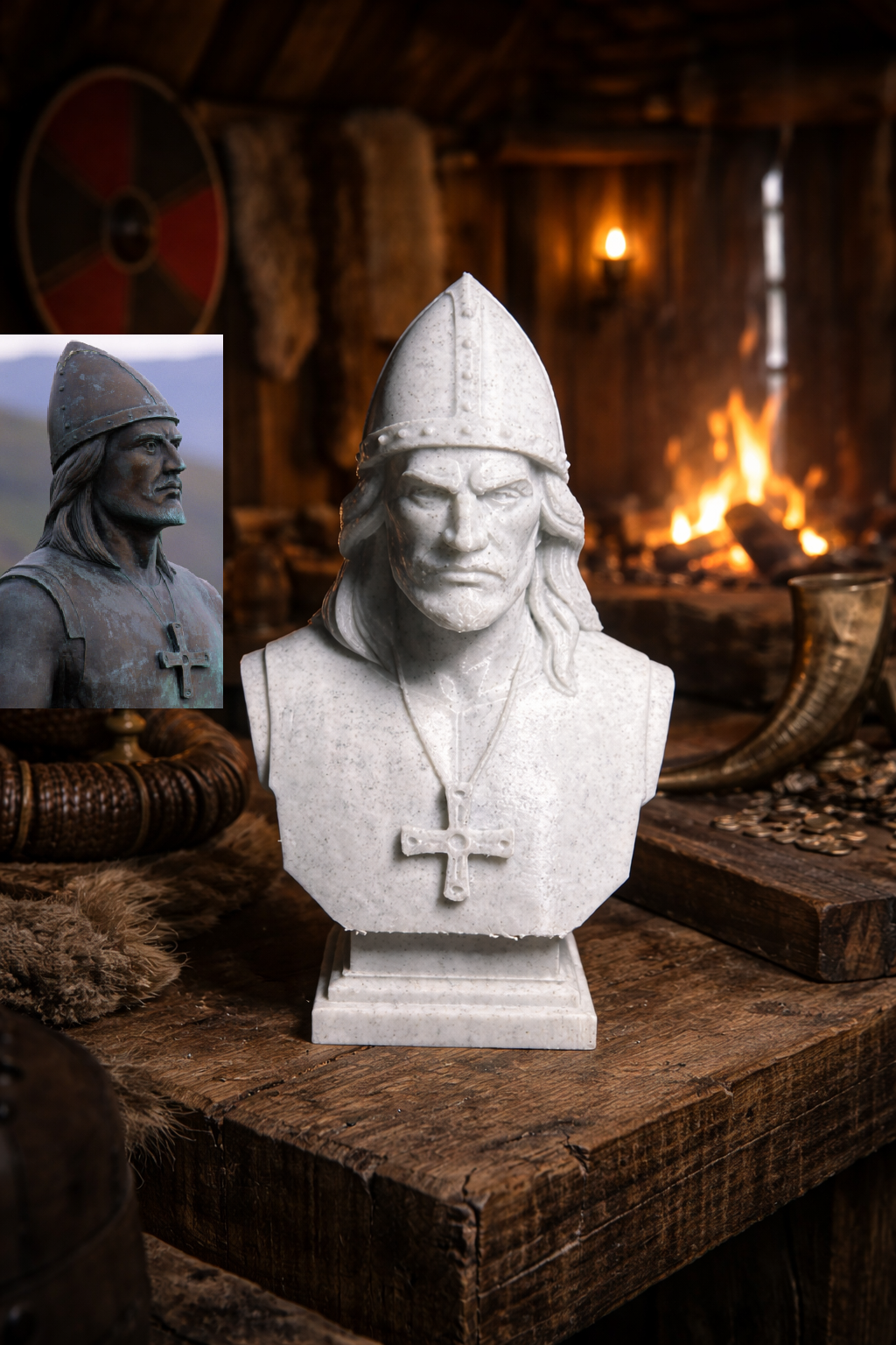 Leif Erikson (Leifr Eiríksson – Leifur Eiríksson) – Bust