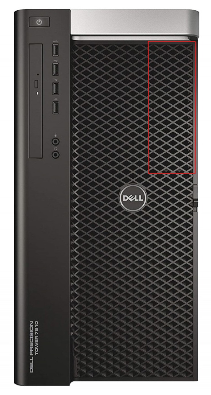 Dell Precision T7600/T7610/T7910 bezel ODD 5,25" zaślepka