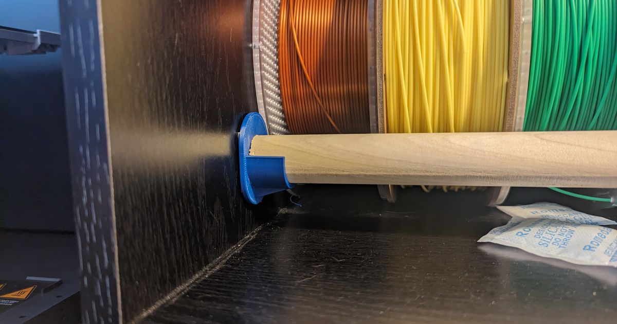 Holder for 1inch Dowel Rod (STEP FILE INCLUDED) by WeekdayWeekend Download free STL model