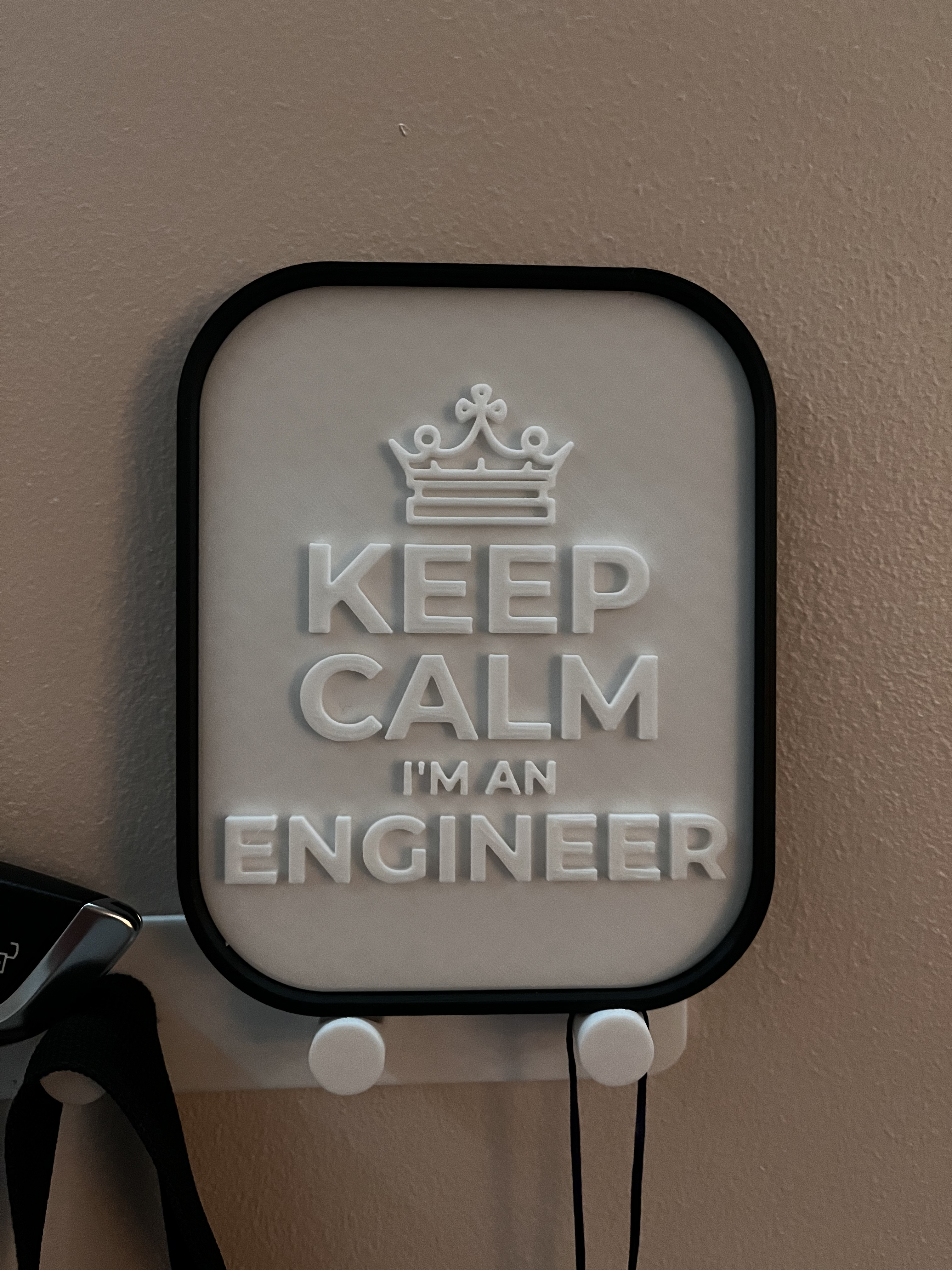 Keep calm I'm an Engineer poster