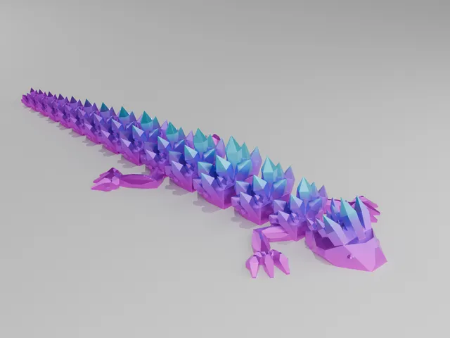 Articulated Crystal Lizard