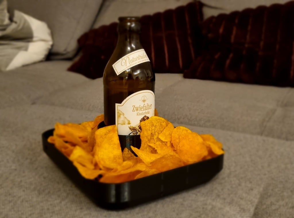 Beer Plate for Couch with Snack Part