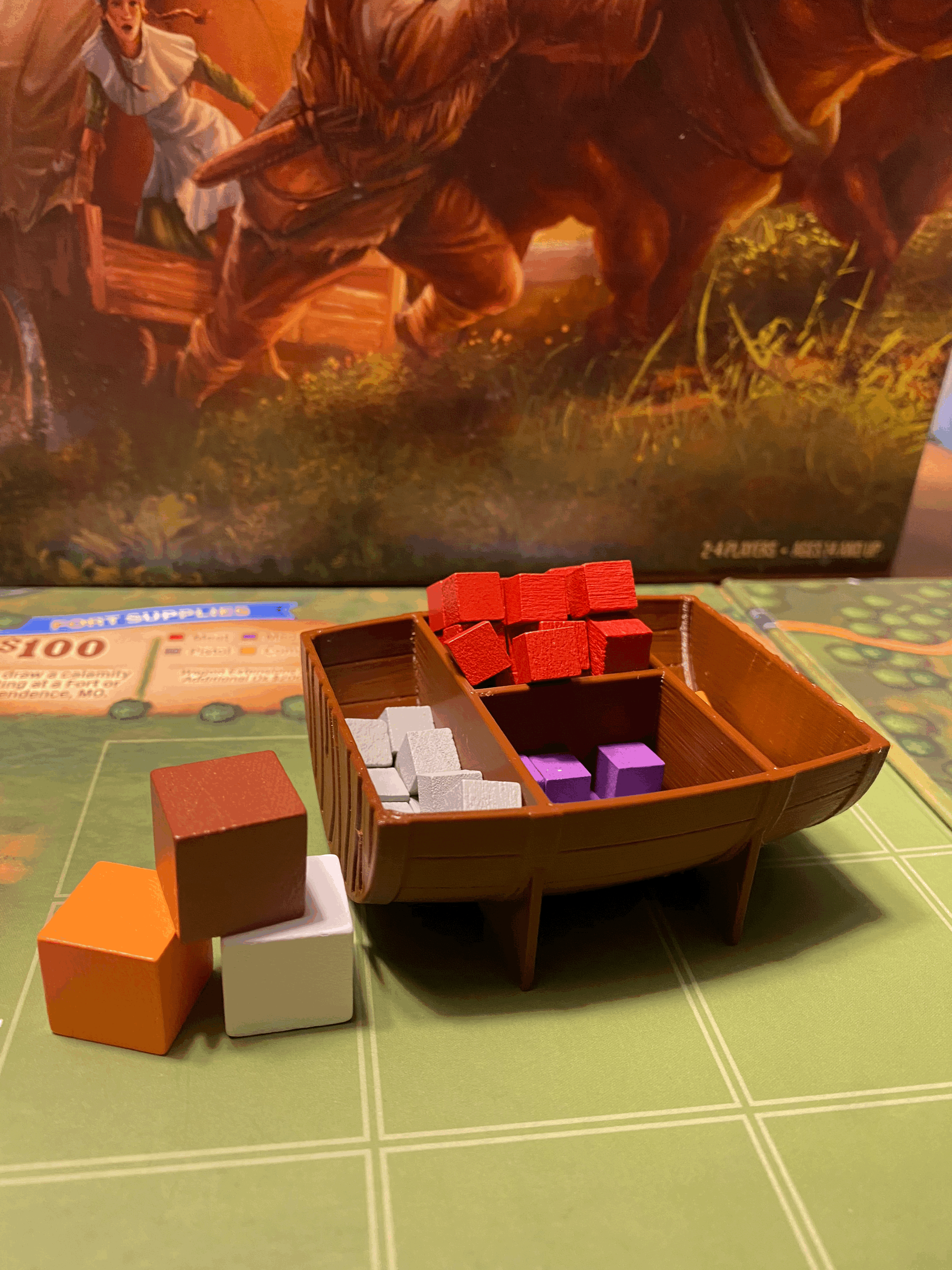 Board Game Tray The Oregon Trail