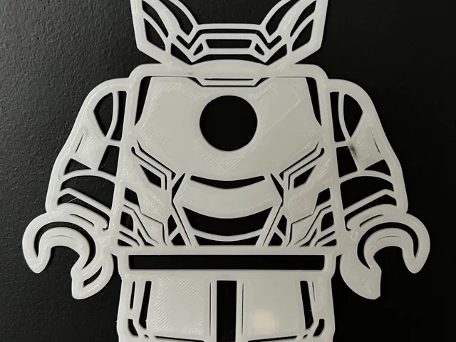 Lego Iron Man Wall Art