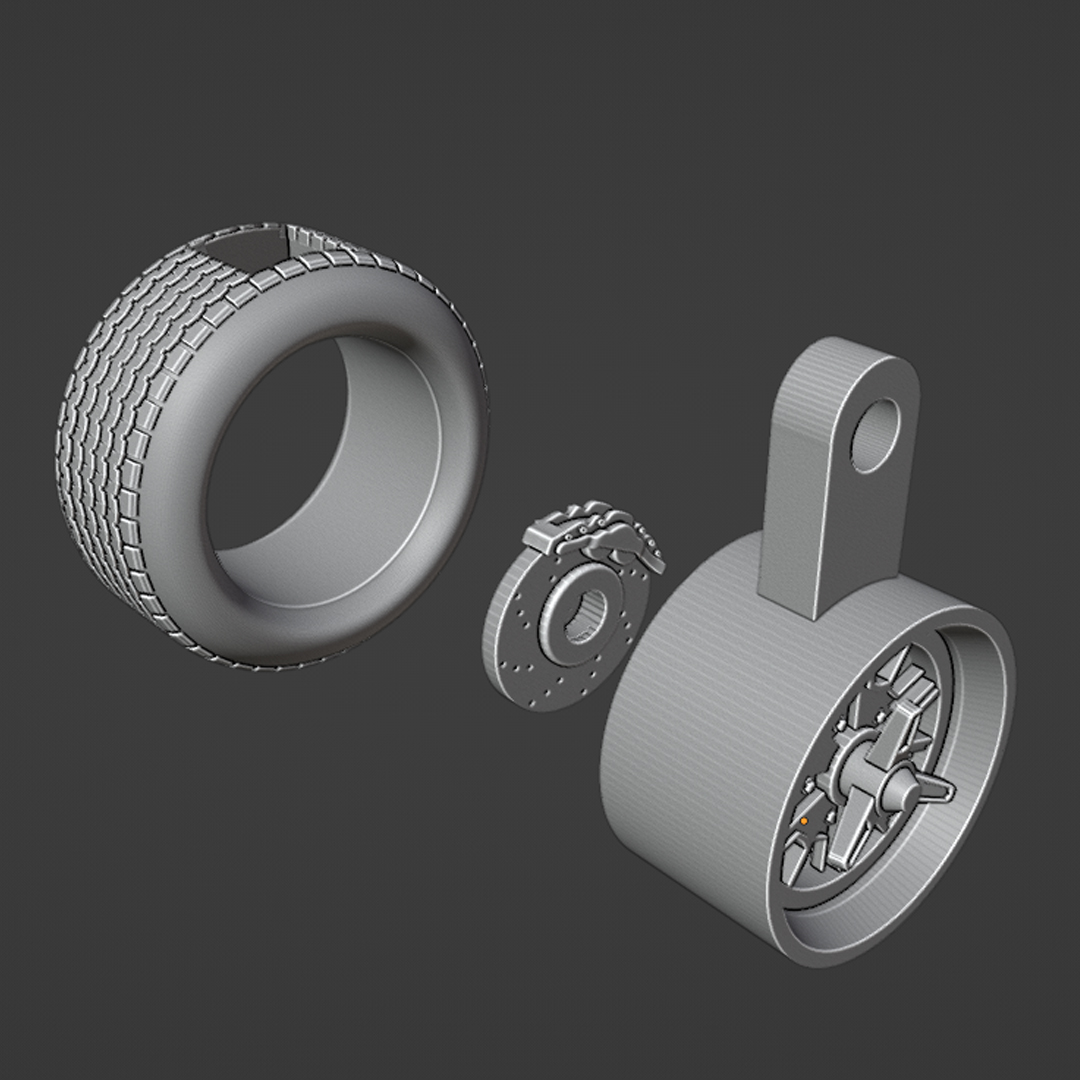 KEYCHAIN SHELBY COBRA 427 WHEEL by Juanlu3d | Download free STL model ...