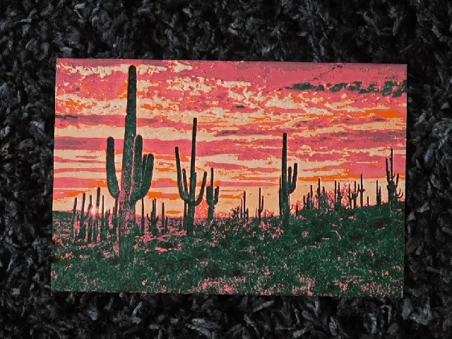 Arizona sunset hueforge