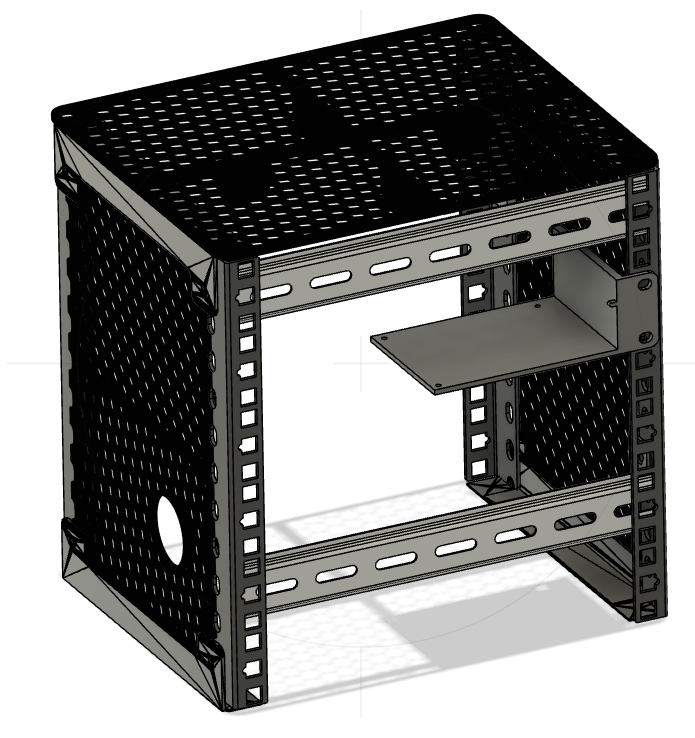 10" Rack Netgear 24V Power Supply Shelf