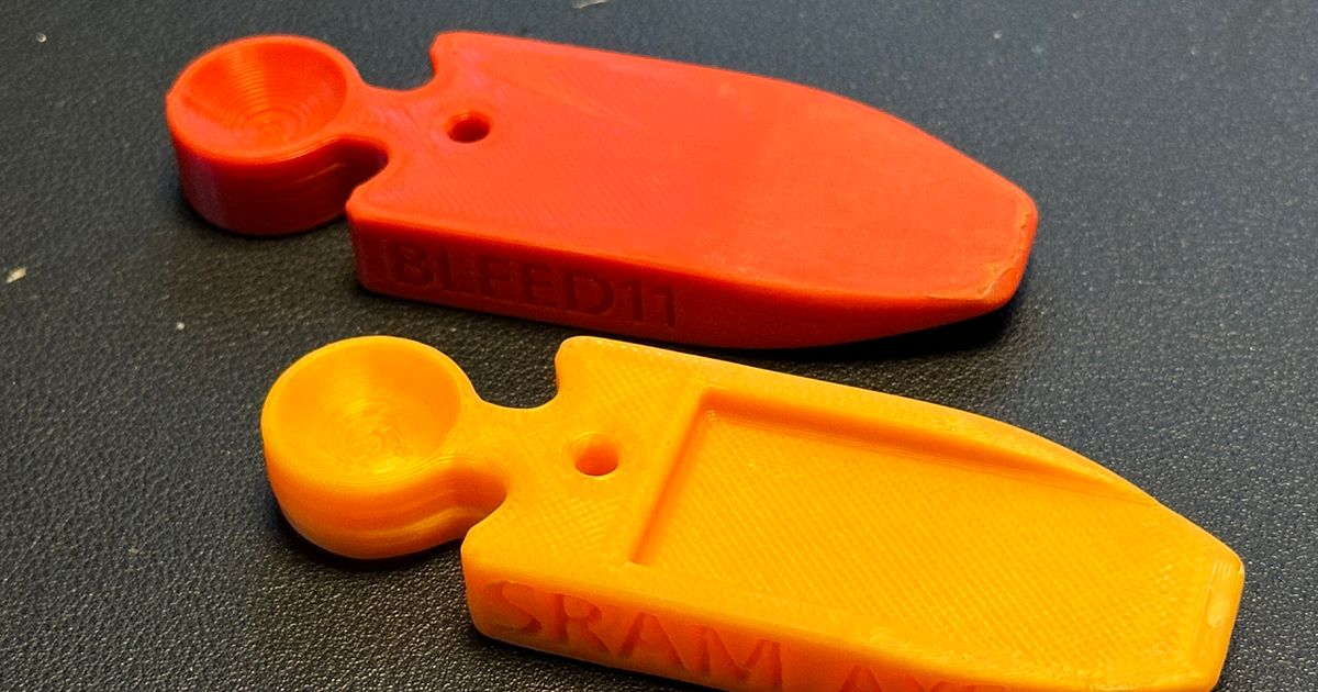 SRAM AXS Road Brake Caliper Piston Cleaning and Bleeding Block by Andreas Fink Download free