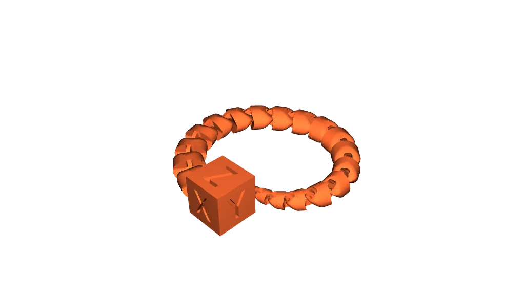 Articulated xyz cube snake by MEGAMES | Download free STL model ...